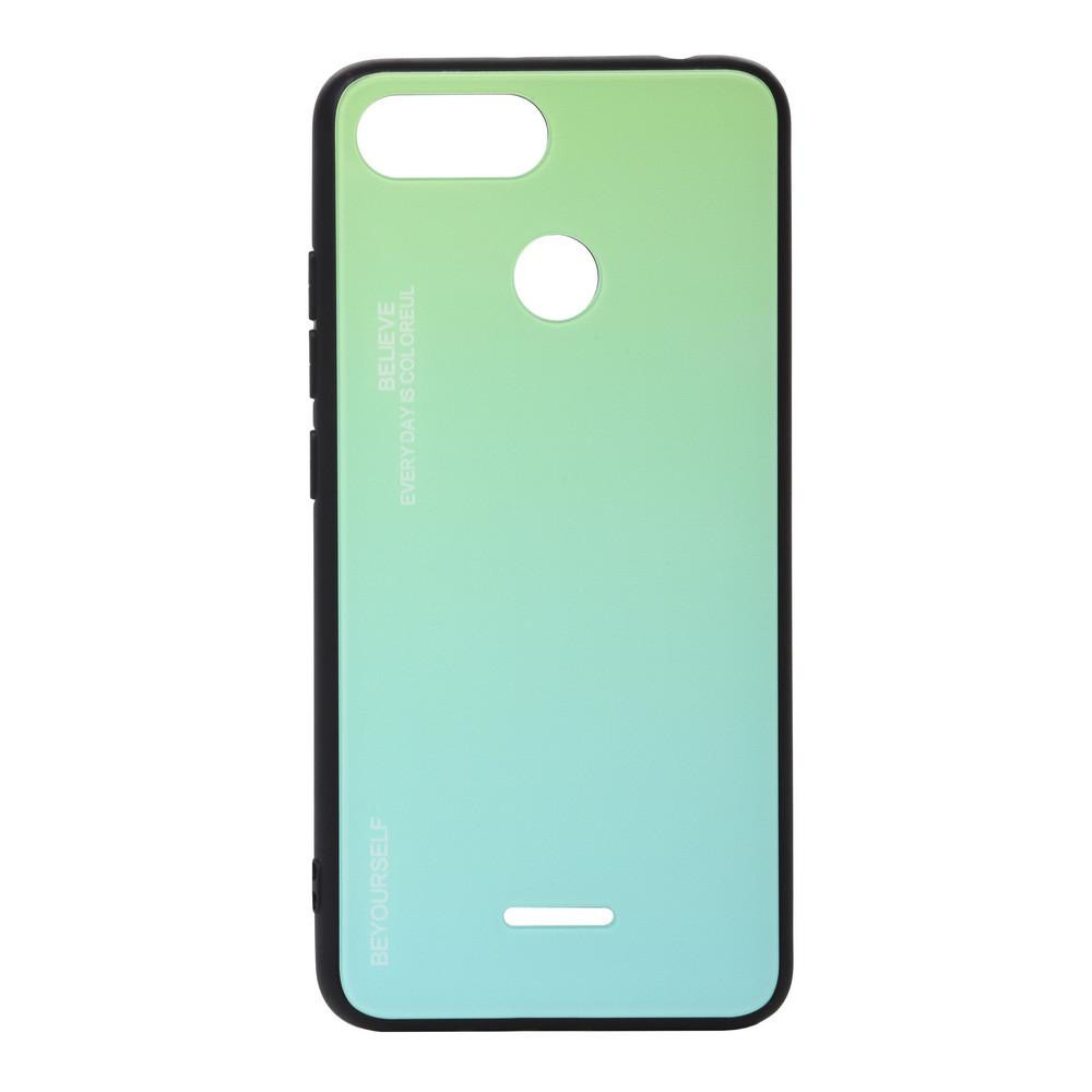 BeCover Gradient Glass для Xiaomi Redmi 6/6A Green-Blue (703586) - зображення 1