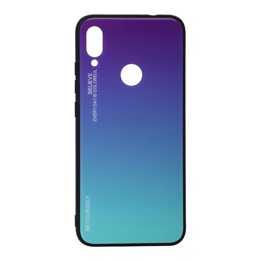 BeCover Gradient Glass для Xiaomi Redmi Note 7 Purple-Blue (703602) - зображення 1