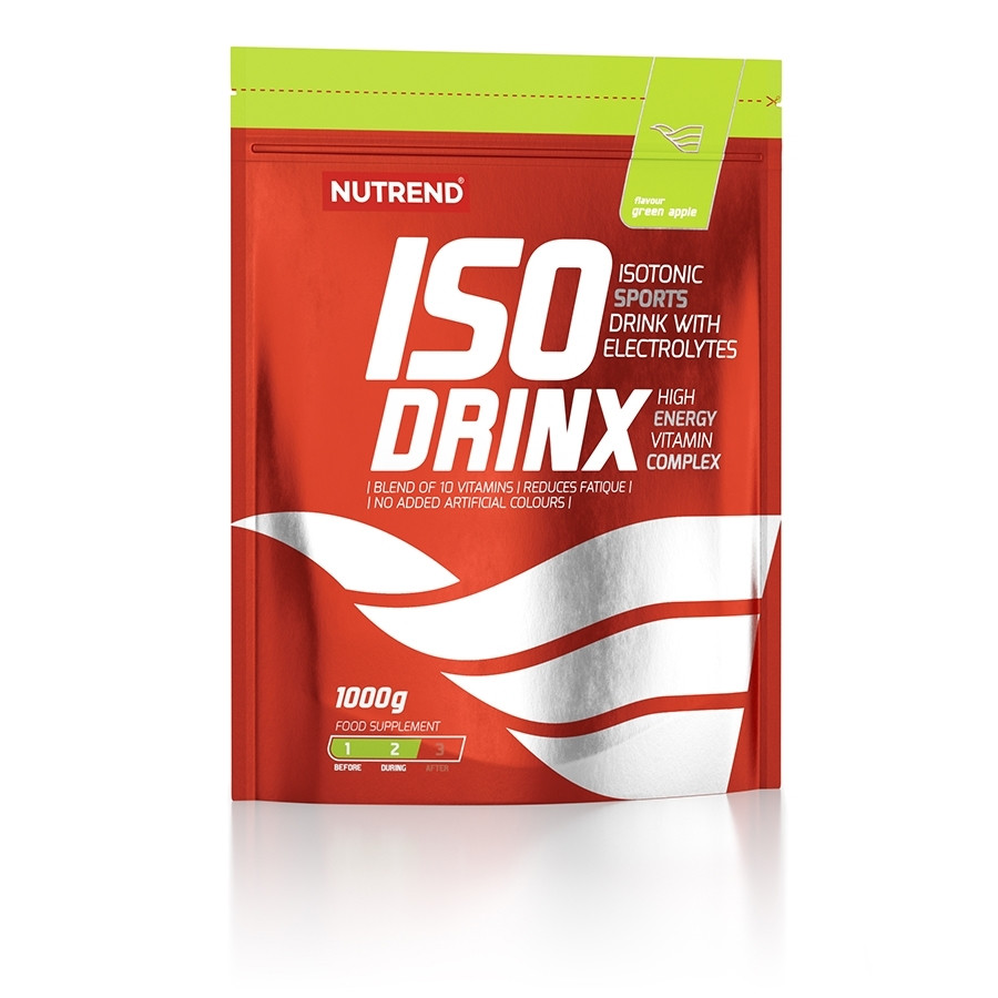 Nutrend Isodrinx 1000 g /28 servings/ Green Apple - зображення 1