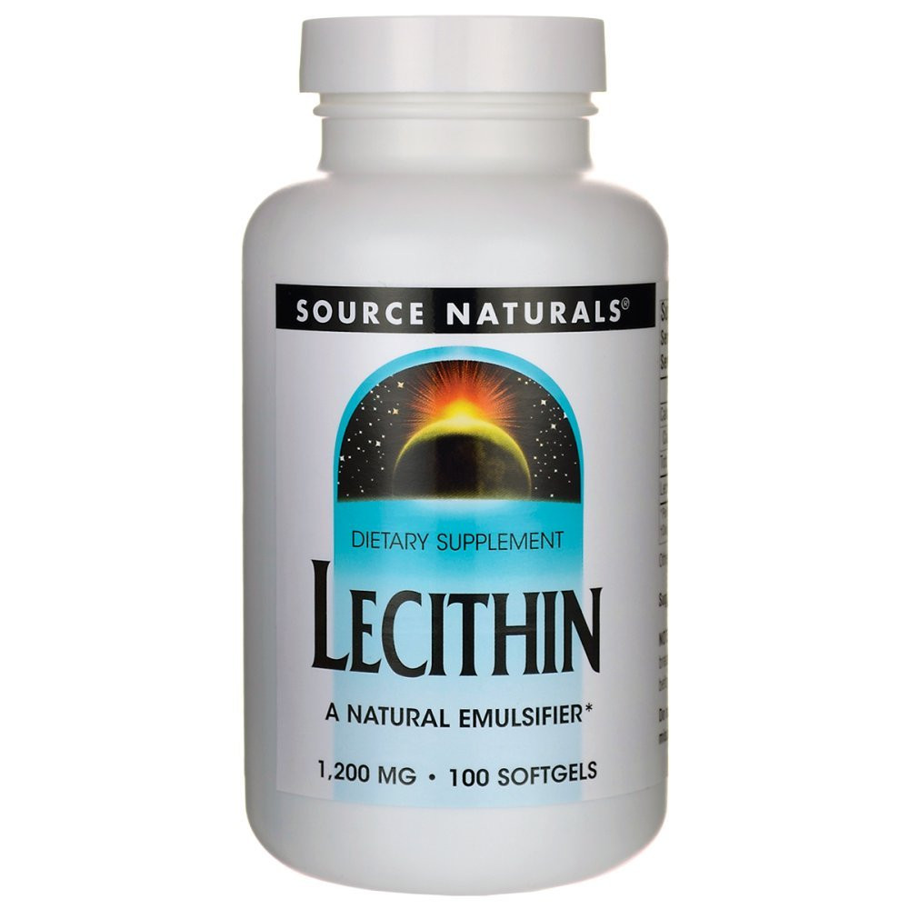 Source Naturals Lecithin 1200 mg 100 caps - зображення 1