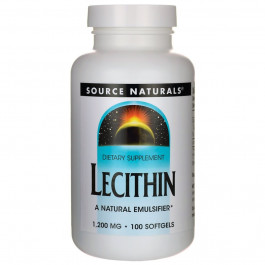   Source Naturals Lecithin 1200 mg 100 caps