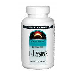   Source Naturals L-Lysine 500 mg 250 tabs