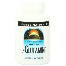   Source Naturals L-Glutamine 500 mg 100 tabs