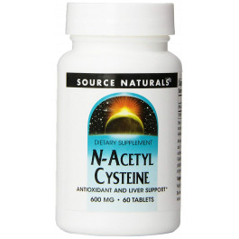 Source Naturals N-Acetyl Cysteine 600 mg 60 tabs