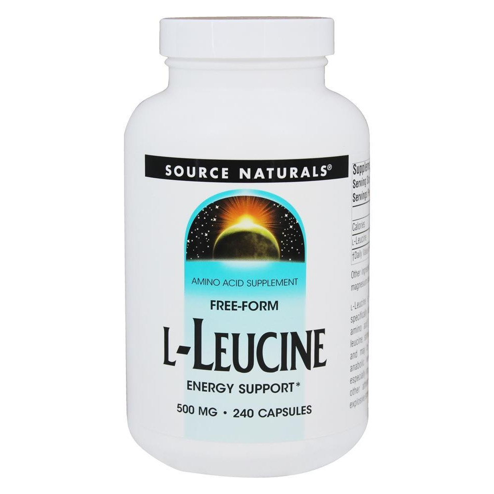 Source Naturals L-Leucine 500 mg 240 caps - зображення 1