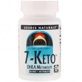 Source Naturals 7-Keto DHEA Metabolite 50 mg 60 tabs