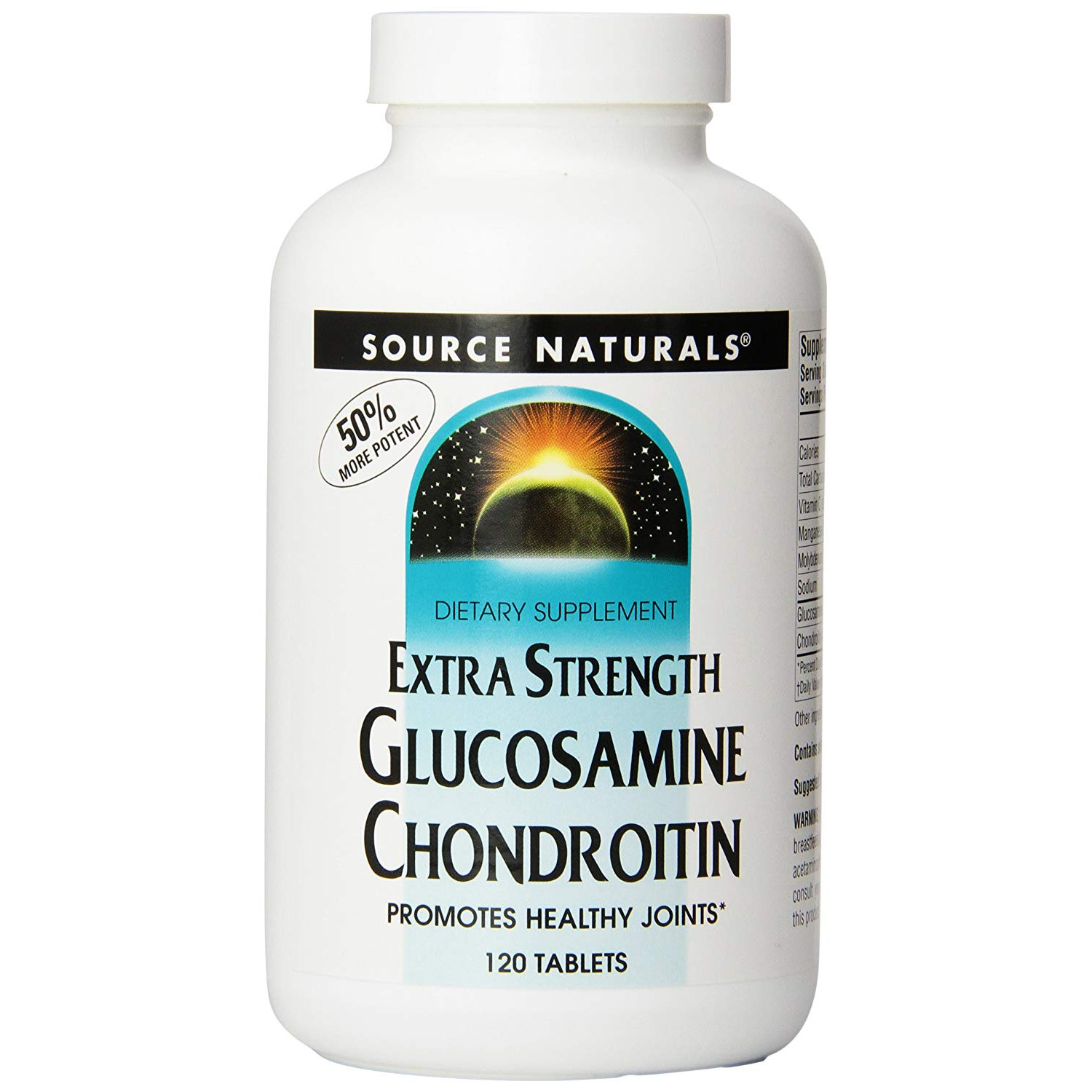 Source Naturals Glucosamine Chondroitin Extra Strength 120 tabs - зображення 1