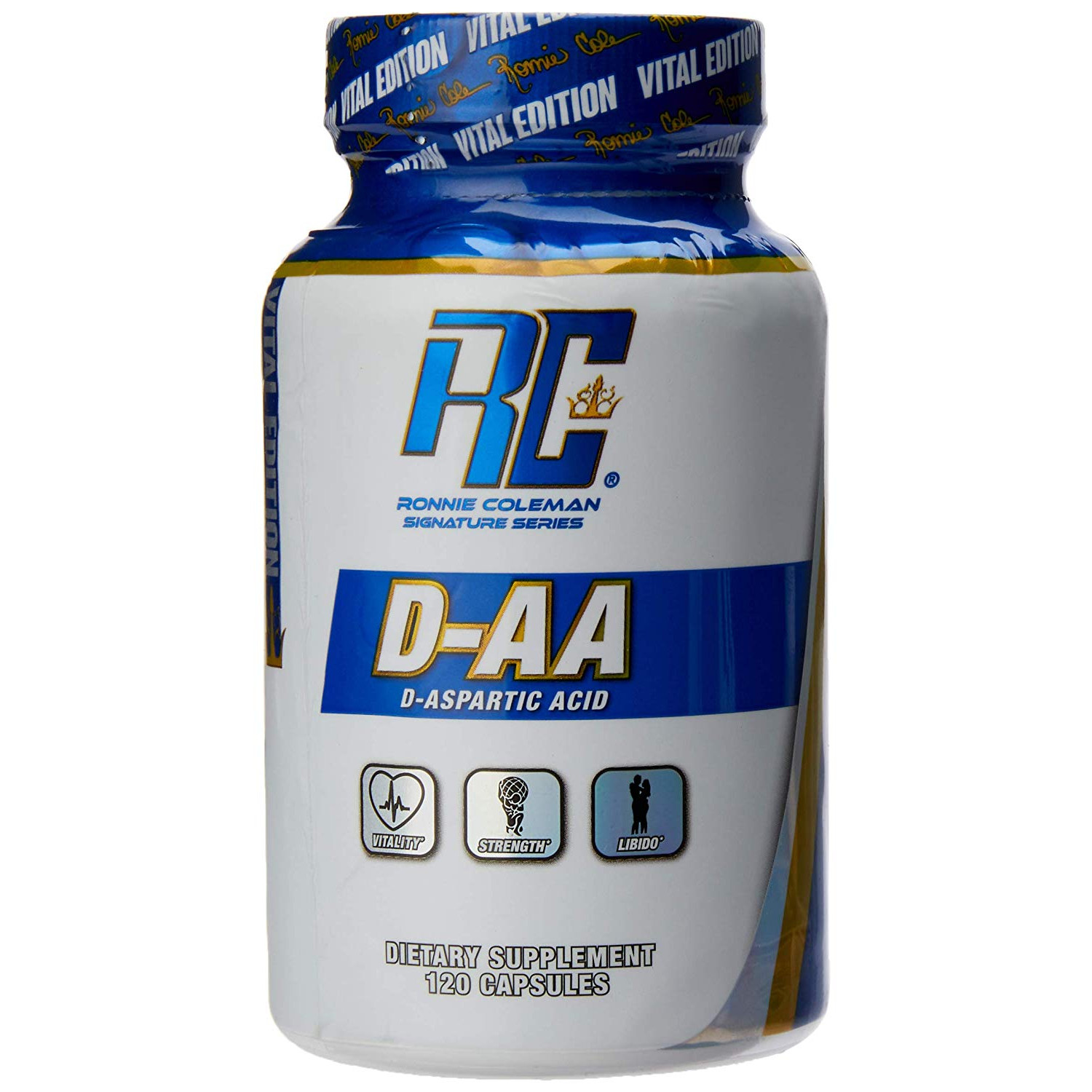 Ronnie Coleman D-AA /D-Aspartic Acid/ 120 caps - зображення 1