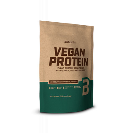 BiotechUSA Vegan Protein 500 g /20 servings/ Vanilla Cake - зображення 1