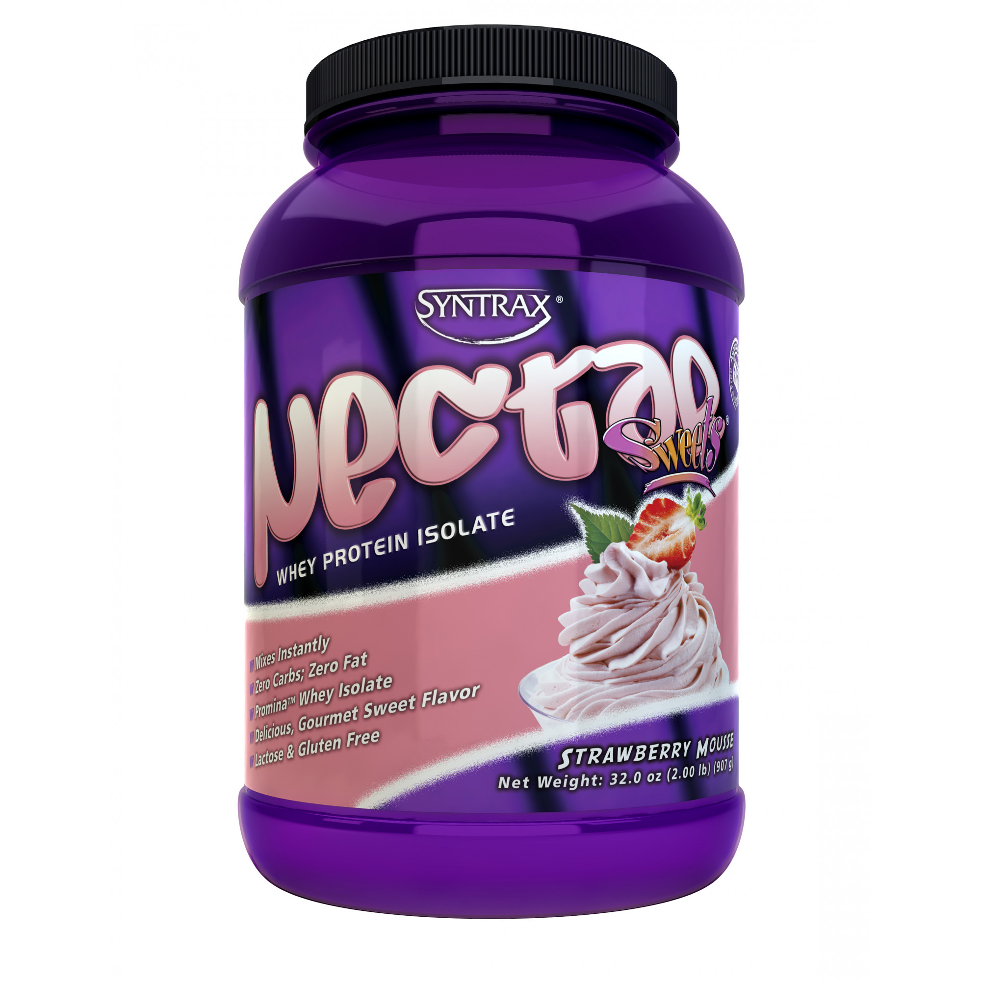 Syntrax Nectar Sweets 907 g /33 servings/ Strawberry Mousse - зображення 1