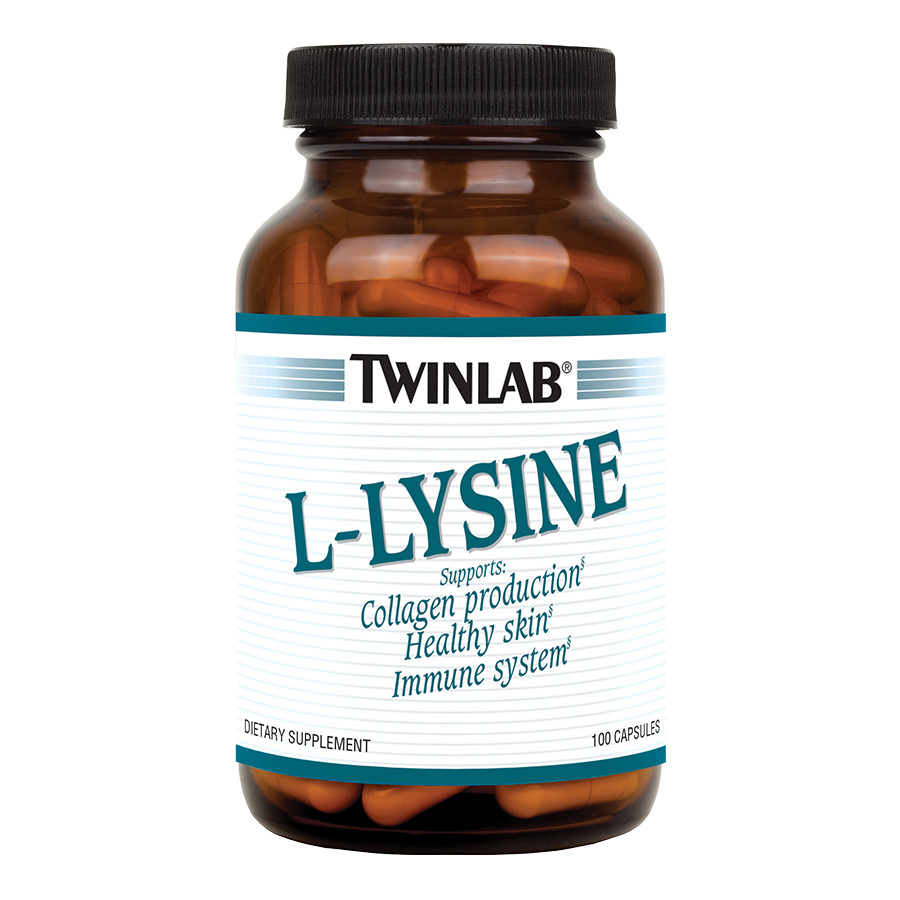 Twinlab L-Lysine Caps 500 mg 100 caps - зображення 1
