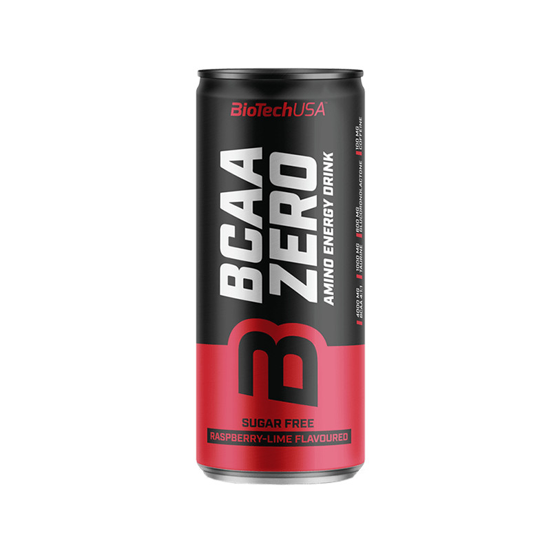 BiotechUSA BCAA Zero Energy Drink 330 ml Raspberry Lime - зображення 1