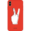 Pump Tender Touch Case for iPhone XS Max V Middle Finger (PMTTXSMAX-6/126G) - зображення 1