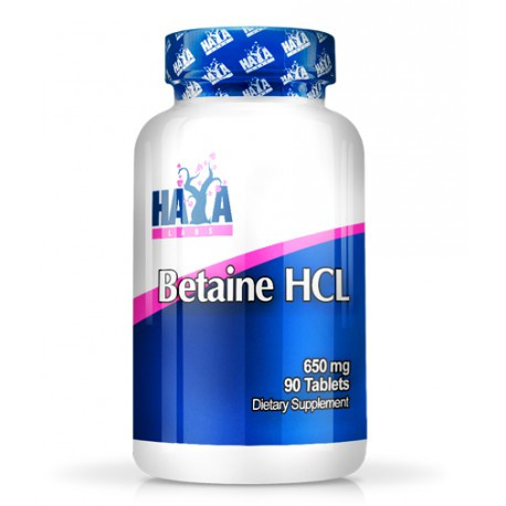 Haya Labs Betaine HCL 650 mg 90 tabs - зображення 1