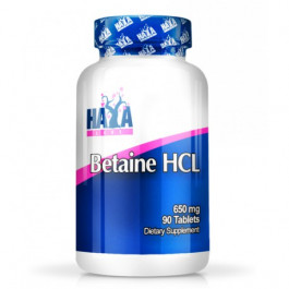Haya Labs Betaine HCL 650 mg 90 tabs