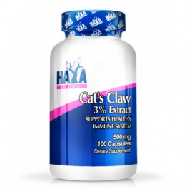 Haya Labs Cat's Claw 3% 500mg 100 caps