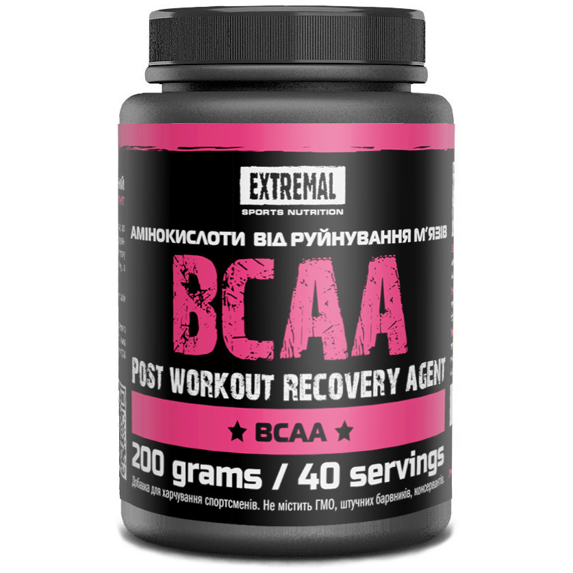 Extremal BCАА Pure 200 g /40 servings/ Натуральный - зображення 1