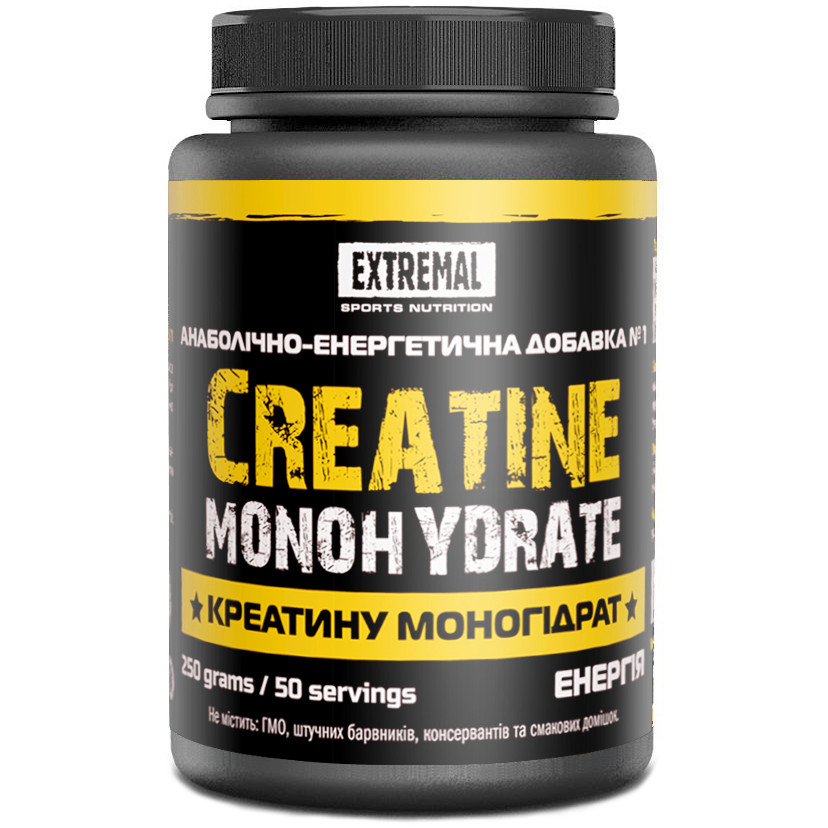 Extremal Creatine Monohydrate /Креатину моногідрат/ 250 g /50 servings/ Натуральный - зображення 1