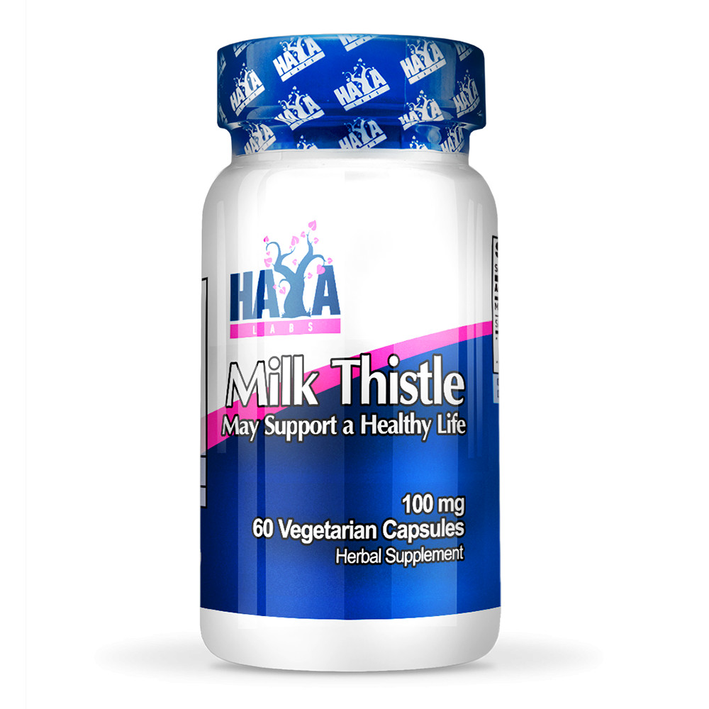 Haya Labs Milk Thistle 100 mg 60 caps - зображення 1