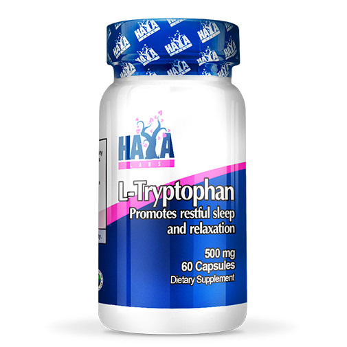 Haya Labs L-Tryptophan 500 mg 60 caps - зображення 1