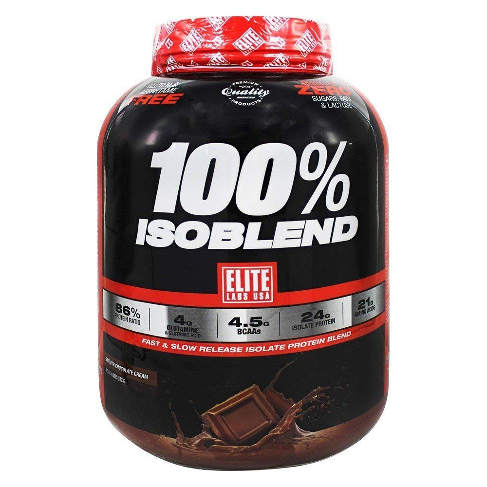 Elite Labs USA 100% IsoBlend 1823 g /65 servings/ Smooth Chocolate Cream - зображення 1