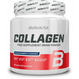 BiotechUSA Collagen 300 g /20 servings/ Black Raspberry