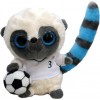 М'яка іграшка Aurora Лемур Футболист белая футболка 12 см Yoohoo (91303Q)