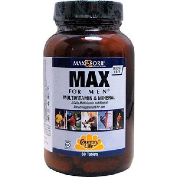 Country Life Max For Men 60 tabs - зображення 1