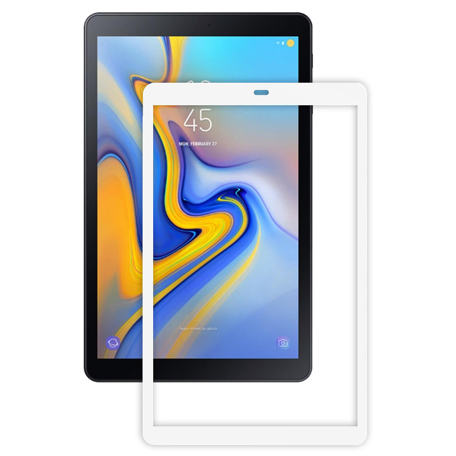 BeCover Защитное стекло для Samsung Galaxy Tab A 10.5 T590/T595 White (703744) - зображення 1