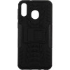 TOTO Dazzle kickstand 2 in 1 case Samsung Galaxy M20 Black - зображення 1