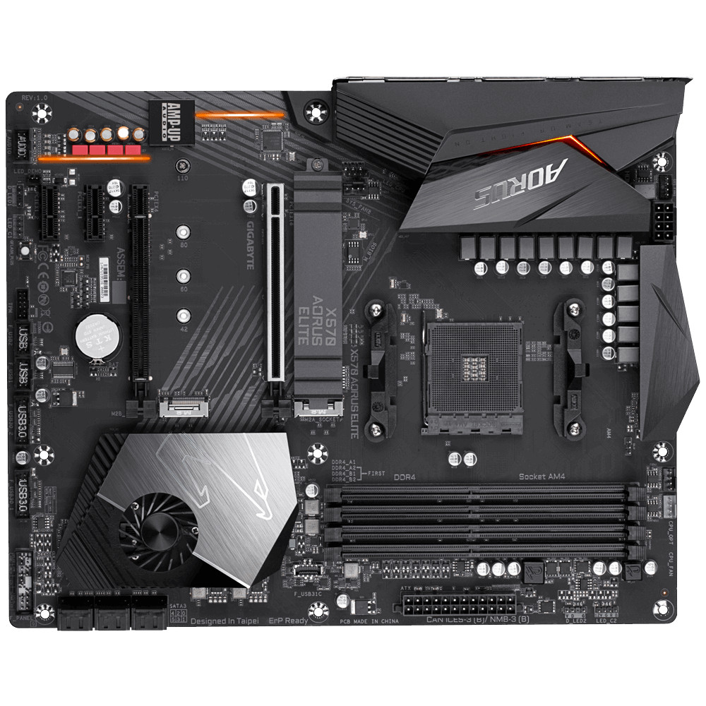 GIGABYTE X570 AORUS ELITE - зображення 1