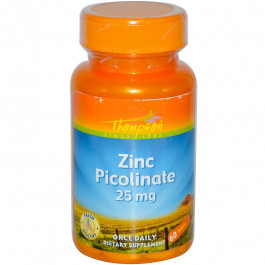Thompson Zinc Picolinate 25 mg 60 tabs