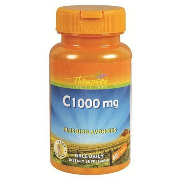 Thompson Vitamin C 1000 mg 60 caps - зображення 1