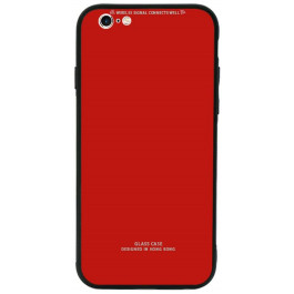 TOTO Pure Glass Case Apple iPhone 6/6S Red