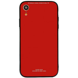 TOTO Pure Glass Case Apple iPhone XR Red