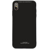 TOTO Pure Glass Case Apple iPhone XS MAX Black - зображення 1