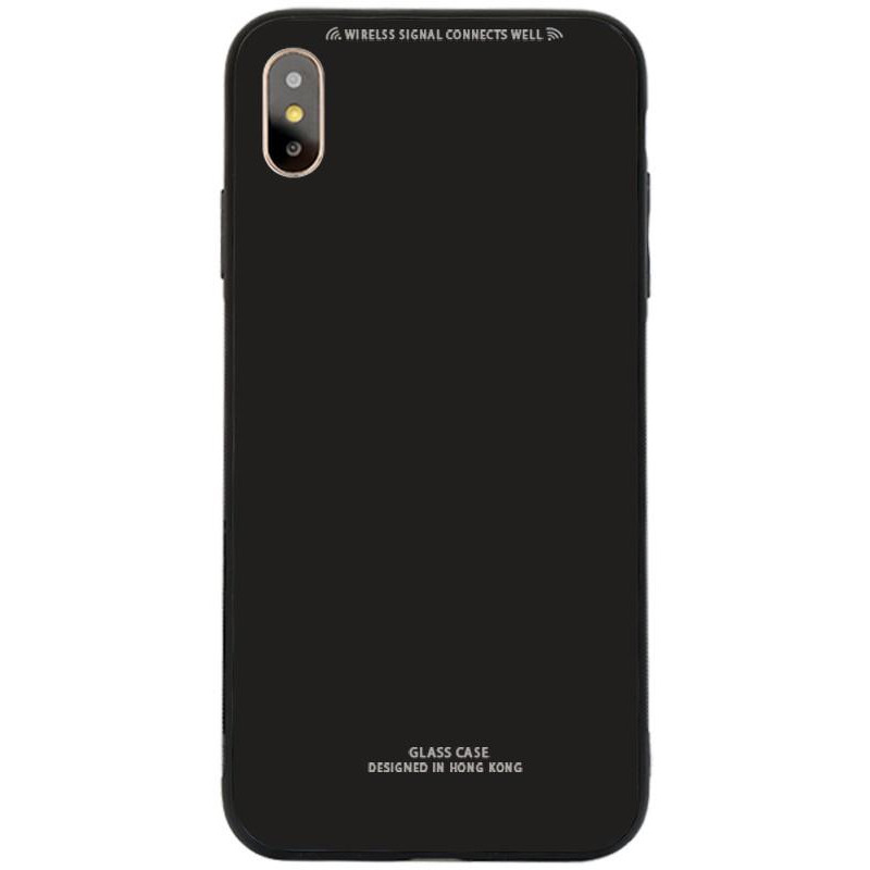 TOTO Pure Glass Case Apple iPhone XS MAX Black - зображення 1