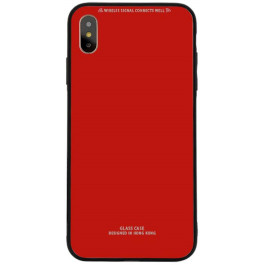   TOTO Pure Glass Case Apple iPhone XS MAX Red