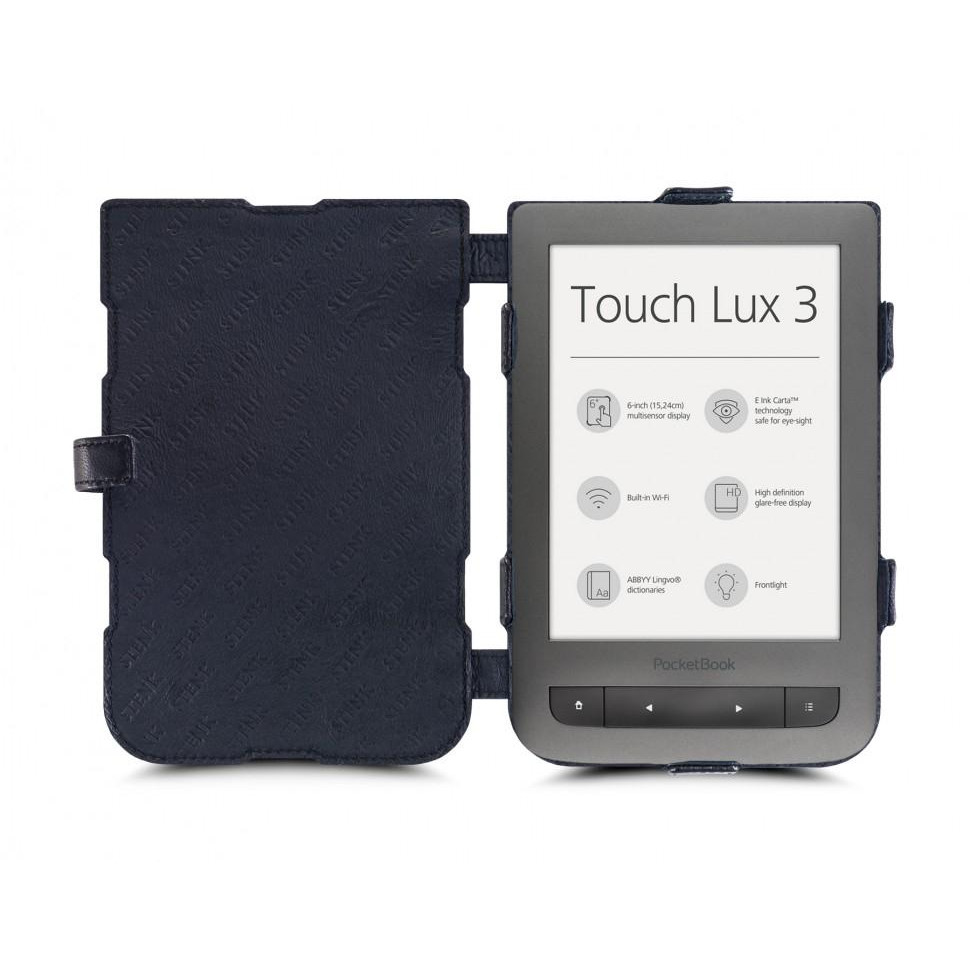 STENK Чехол книжка Prime для PocketBook 626 Plus Touch Lux 3 Черный 40598 - зображення 1