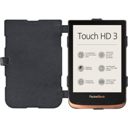 STENK Чехол книжка Prime для PocketBook 632 Touch HD 3 Черный 63080