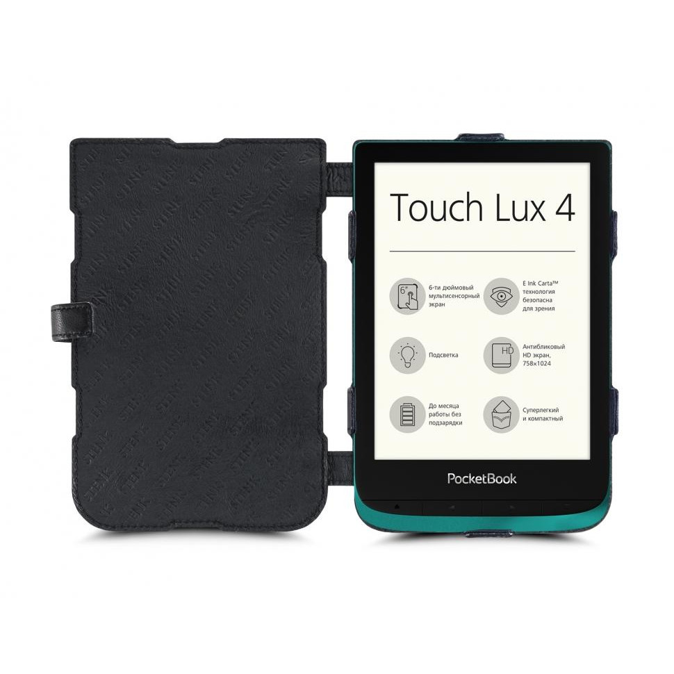 STENK Чехол книжка Prime для PocketBook 627 Touch Lux 4 Черный 63078 - зображення 1