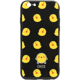 TOTO Cartoon Print Glass Case Apple iPhone 6/6s Chick