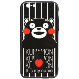 TOTO Cartoon Print Glass Case Apple iPhone 6/6s Kumamon