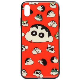   TOTO Cartoon Print Glass Case Apple iPhone X/Xs A monkey