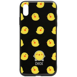   TOTO Cartoon Print Glass Case Apple iPhone X/Xs Chick