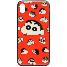   TOTO Cartoon Print Glass Case Apple iPhone Xs Max A monkey