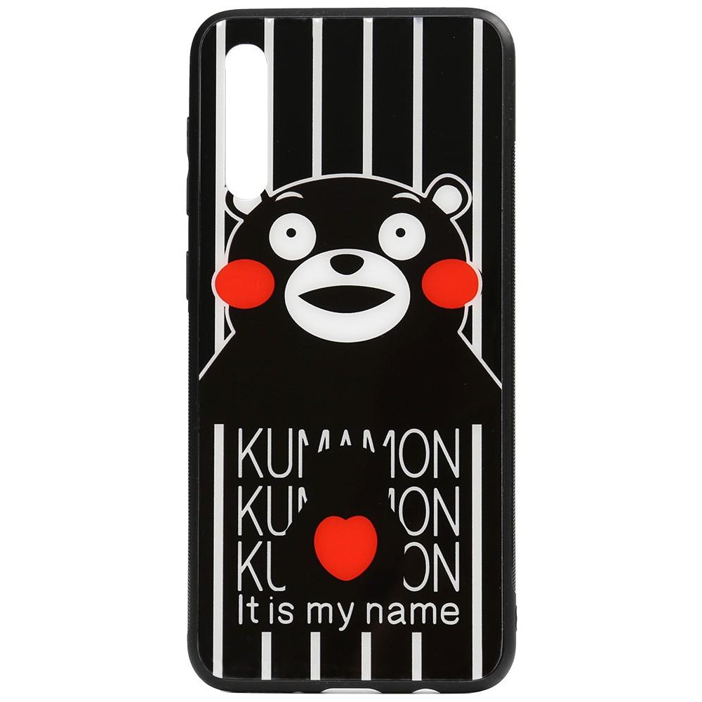 TOTO Cartoon Print Glass Case Samsung Galaxy A50 Kumamon - зображення 1