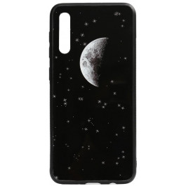   TOTO Cartoon Print Glass Case Samsung Galaxy A70 Starry Sky