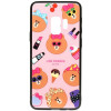 TOTO Cartoon Print Glass Case Samsung Galaxy S9 Line friends Linc - зображення 1