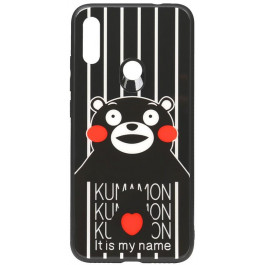 TOTO Cartoon Print Glass Case Xiaomi Redmi Note 7 Kumamon